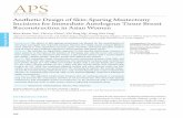 Aesthetic Design of Skin-Sparing Mastectomy Incisions for ...