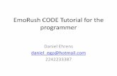 EmoRush CODE Tutorial for the programmer