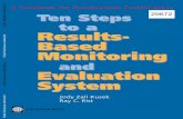 Ten Steps to a Results- Based Monitoring