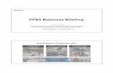 Presentation Material for EP&S Business Briefing