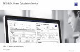 ZEISS IOL Power Calculation Service