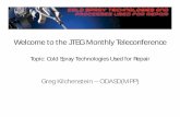 Welcome to the JTEG Monthly Teleconference