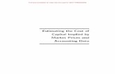 Estimating the Cost of Capital Implied by Market Prices ...