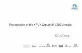 Presentation of the KRUK Group’s H1 2021 results