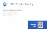 SRS | Supplier Training