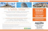 2023 PARIS, TUSCANY COMPLETE & ROME TOUR PACKAGE! …