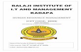 BALAJI INSTITUTE OF I.T AND MANAGEMENT KADAPA