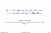 On-Chip Networks I: Topology/Flow Control