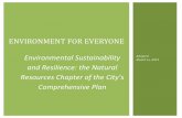 ENVIRONMENT FOR EVERYONE Environmental Sustainability ...