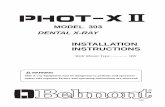 INSTALLATION INSTRUCTIONS - Belmont Dental