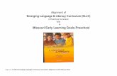 Missouri Early Learning Goals-Preschool