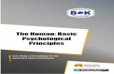 The Human: Basic Psychological Principles
