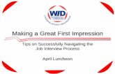 Making a Great First Impression - WID Palmetto Chapter