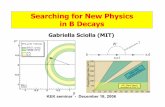 NewS earc titlehing for New Physics in B Decays
