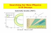 NewS earctitle hing for New Physics in B Decays