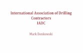 International Association of Drilling Contractors IADC