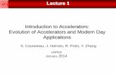 Introduction to Accelerators: Evolution of Accelerators ...