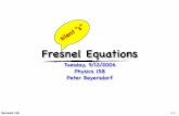 Fresnel Equations - San Jose State University