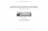 Guide to the Frederick W. Hilles Manuscript Collection and ...