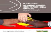 HEADING ACKNOWLEDGING OUR TRADITIONAL OWNERS