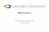 Minutes of Ordinary Council Meeting - 5 April 2018