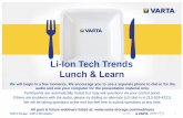 Li-Ion Tech Trends - VARTA AG