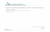 Gun Control Legislation in the 113 Congress