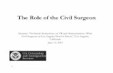 The Role of the Civil Surgeon - Home | Curry International ...