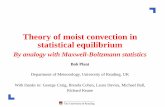 Theory of moist convection in statistical equilibrium
