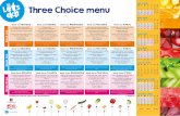 Primary Three Choice Menu - Knowsley Council