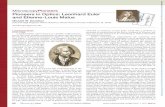 MicroscopyPioneers Pioneers in Optics: Leonhard Euler and ...