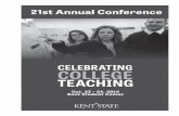 Join us to value excellence in teaching! Celebrating ...