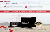 TND AVR (Automatic Voltage Regulator) Single Phase