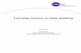 Literature Review on State-Building - GSDRC