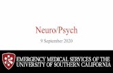 9 September 2020 Neuro/Psych - USC EMSC