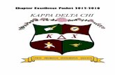 Chapter Excellence Packet 2015-2016