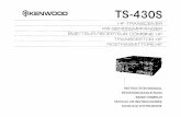 Kenwood TS-430 user manual - GitHub Pages