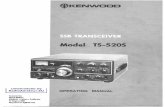Kenwood - TS-520S User manual