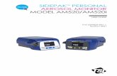 SidePak Personal Aerosol Monitor Model AM520/AM520i …