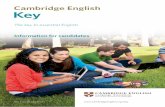 The key to essential English - Cambridge English Exams