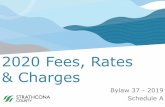20 Fees, Rates & Charges - Strathcona County