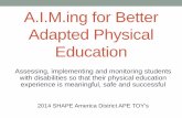 A.I.M.ing for Better Adapted Physical Education