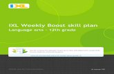 IXL Weekly Boost skill plan