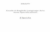 DRAFT Grade 6 English Language Arts Item Specifications