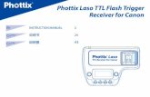 Phottix Laso TTL Flash Trigger n INSTRUCTION MANUAL ...