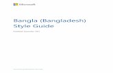 Bangla (Bangladesh) Style Guide