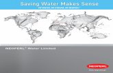 Saving Water Makes Sense