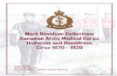 Mark Davidson Collection - Canadian Military Medical Museum
