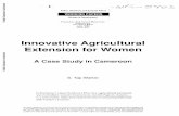 Innovative Agricultural Extension for Women