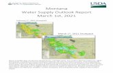 Montana Water Supply Outlook Report March 1st, 2021